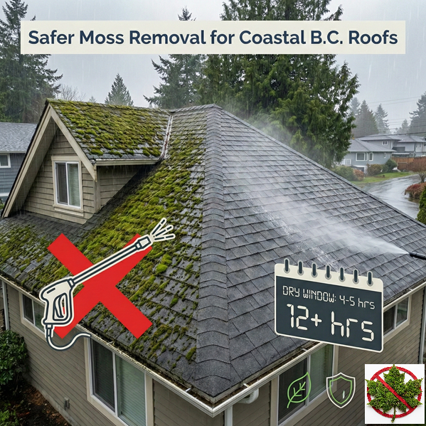 RoofMossRemovalVictoria.ca Launches Guide to Avoid Pressure-Wash Roof Damage